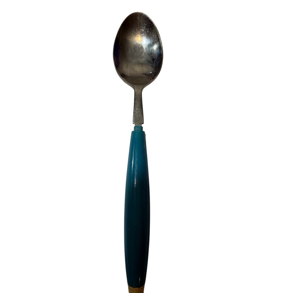 FIESTA spoon single Hostess  Flatware Utensil Fiestaware BLUE Silverware